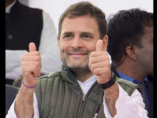 राहुल भी दिखे खुश