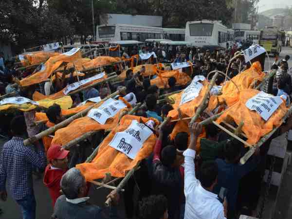 नीतीश के मंत्रियों का इसलिए किया अंतिम संस्कार