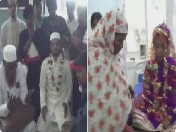 telangana couple Reshma and Nawaz got married in hospital telangana couple Reshma and Nawaz got married in hospital