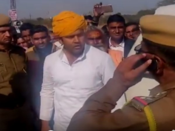 Rajasthan Minister ashok Chandna angry on bundi Police for taking money Rajasthan Minister ashok Chandna angry on bundi Police for taking money