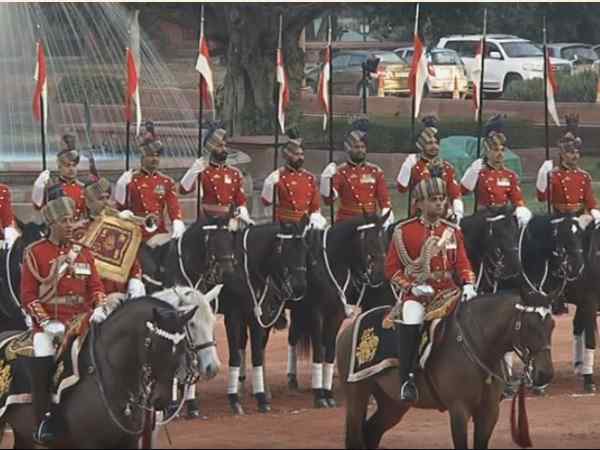 Beating the retreat ceremony Raisina Hill Delhi Republic Day 2019 Beating the retreat ceremony Raisina Hill Delhi Republic Day 2019
