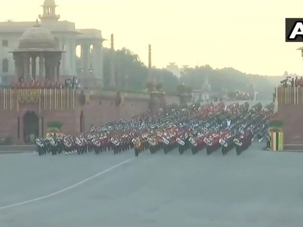 Beating the retreat ceremony Raisina Hill Delhi Republic Day 2019 Beating the retreat ceremony Raisina Hill Delhi Republic Day 2019