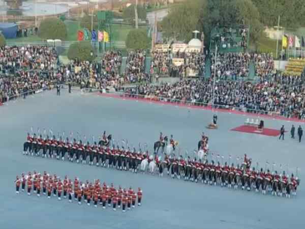 Beating the retreat ceremony Raisina Hill Delhi Republic Day 2019 Beating the retreat ceremony Raisina Hill Delhi Republic Day 2019