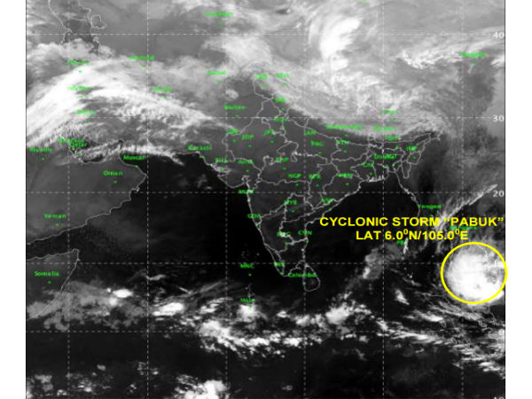 India Meteorological issues alert over emergence cyclone Pabuk in Andaman Islands India Meteorological issues alert over emergence cyclone Pabuk in Andaman Islands