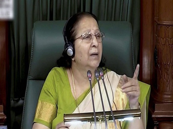 Lok Sabha speaker Sumitra Mahajan suspends aiadmk and TDP MPs under rule 374A Lok Sabha speaker Sumitra Mahajan suspends aiadmk and TDP MPs under rule 374A