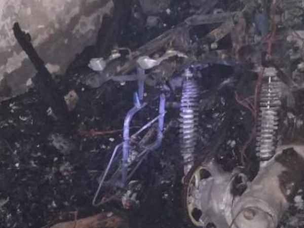 An elderly man death due to fire in multi-story building in Loni An elderly man death due to fire in multi-story building in Loni