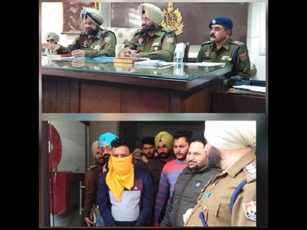 Ferozepur: Gangster arrested in double-murder, who was wanted in several criminal cases, including facebook live Ferozepur: Gangster arrested in double-murder, who was wanted in several criminal cases, including facebook live