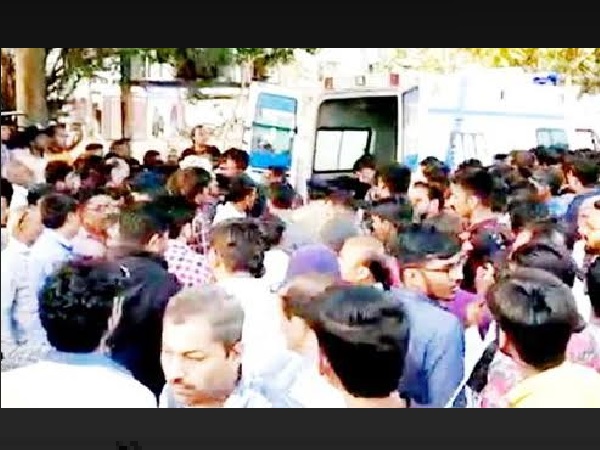 Rajkot : girl dies due to accident, dumper hit her activa Rajkot : girl dies due to accident, dumper hit her activa