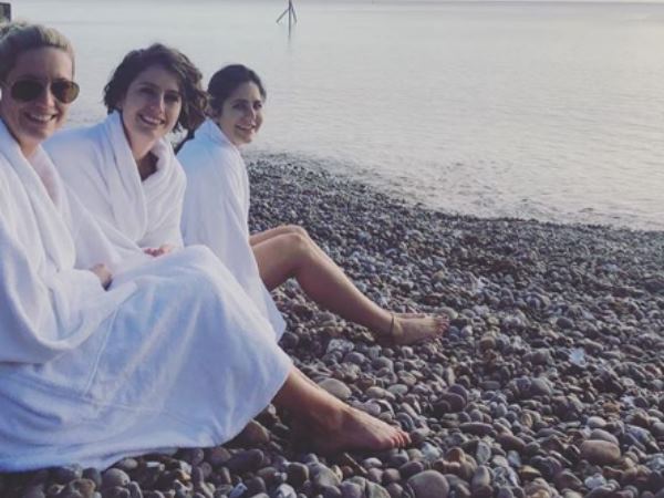 katrina kaif took a dip in english channel having zero degree temperature video goes viral katrina kaif took a dip in english channel having zero degree temperature video goes viral