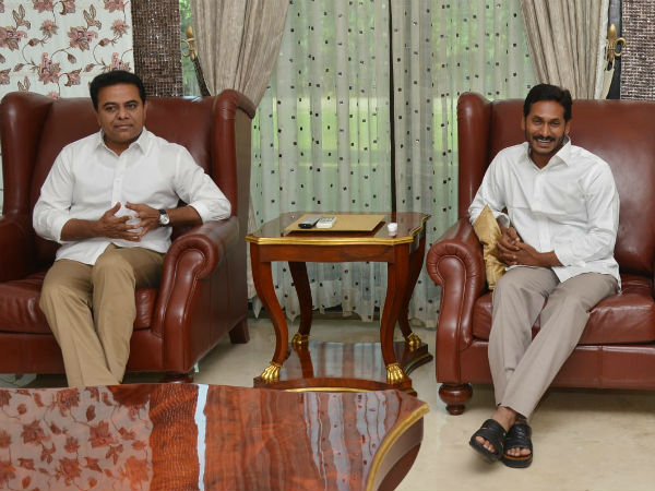 Jagan Mohan Reddy-K Chandrasekhar Rao alliance may advantage to N Chandrababu Naidu Jagan Mohan Reddy-K Chandrasekhar Rao alliance may advantage to N Chandrababu Naidu