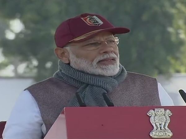 Narendra Modi at NCC rally in Delhi Narendra Modi at NCC rally in Delhi