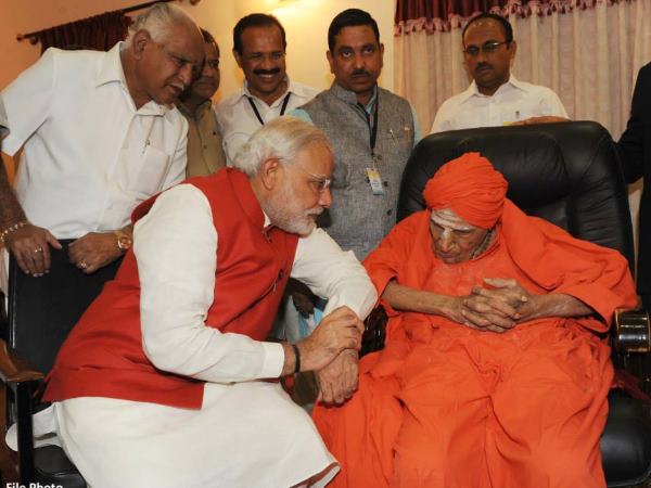शिवकुमार स्वामी के निधन पर पीएम मोदी ने दी श्रद्धांजलि