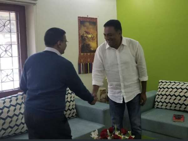 prakash raj met delhi cm arvind kejriwal prakash raj met delhi cm arvind kejriwal