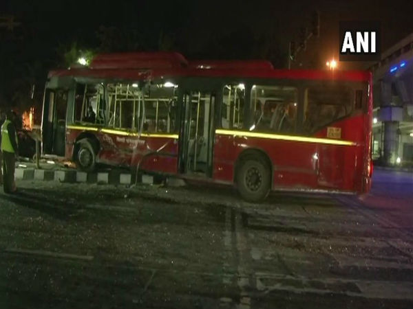 Delhi: At least 15 people injured after a collision between a truck and a bus near ITO flyover around 3 am today. Delhi: At least 15 people injured after a collision between a truck and a bus near ITO flyover around 3 am today.