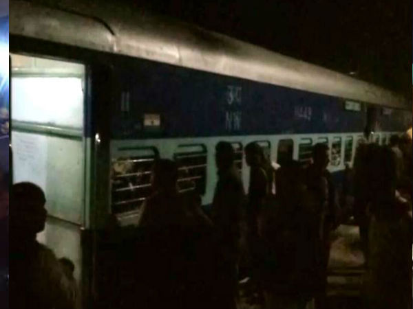 ट्रेन के टॉयलेट में धमाका