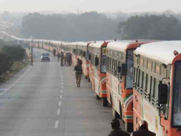 8.70 किमी की दूरी तक लगी बस की लाइन