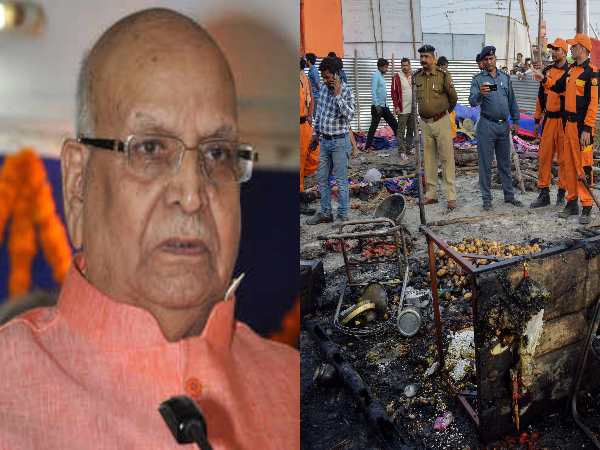 fire in lalji tandon tent fire in lalji tandon tent