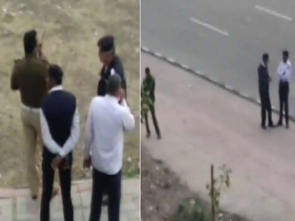 Robbers fire upon a police team in Pandav Nagar area near Akshardham Temple, Delhi Robbers fire upon a police team in Pandav Nagar area near Akshardham Temple, Delhi