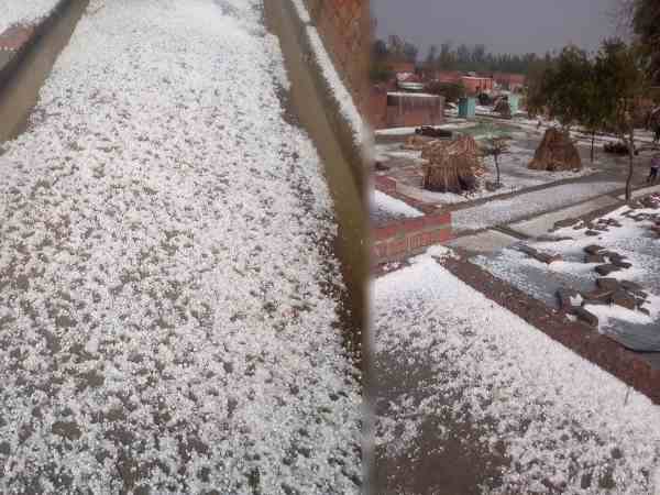 temperature dips after severe hailstorm in shahjahanpur temperature dips after severe hailstorm in shahjahanpur