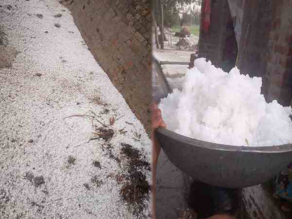 temperature dips after severe hailstorm in shahjahanpur temperature dips after severe hailstorm in shahjahanpur