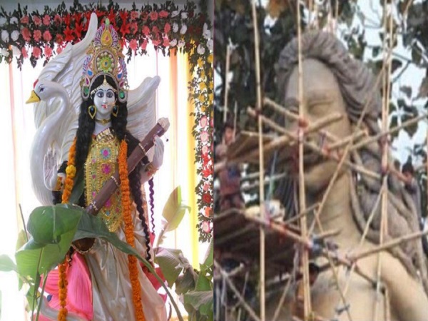 goddess saraswati tallest statue building in west bengal goddess saraswati tallest statue building in west bengal