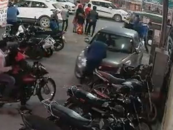 Kota Car accident CCTV Footage viral in social Media Kota Car accident CCTV Footage viral in social Media
