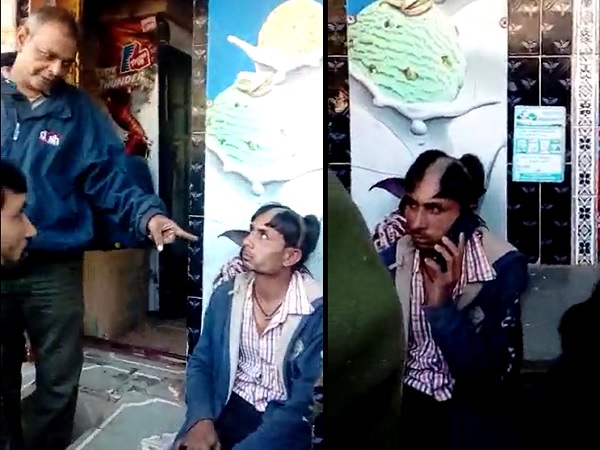 Young man beaten up due to harassing a girl Young man beaten up due to harassing a girl