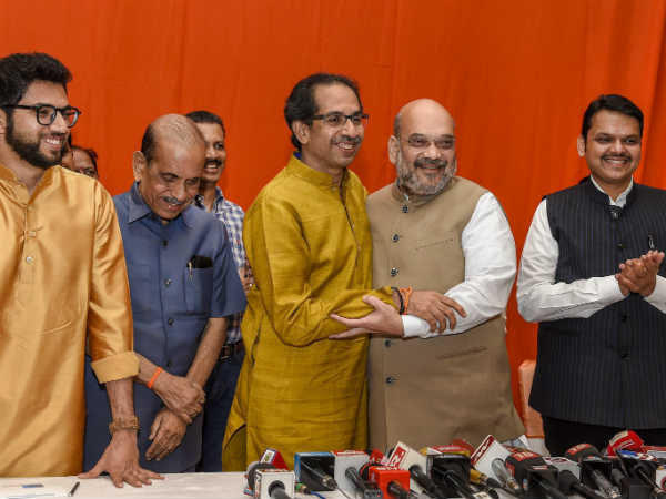 भाजपा-शिवेसना में भी गठबंधन