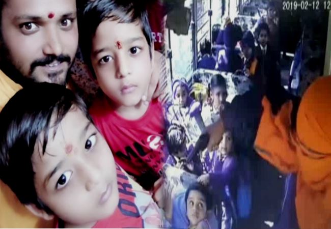 Satna businessmans two sons kidnapped at gunpoint from their school bus Satna businessmans two sons kidnapped at gunpoint from their school bus