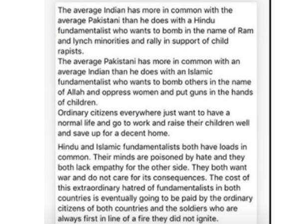 Sonam Kapoor statement india pak tension Twitter users trolls Sonam Kapoor statement india pak tension Twitter users trolls