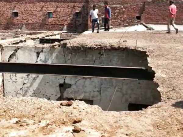 सरकारी स्कूल में हुआ हादसा