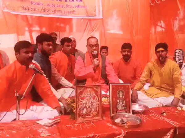 bjp mlc bukkal nawab chants Hanuman Chalisa in Lucknow bjp mlc bukkal nawab chants Hanuman Chalisa in Lucknow