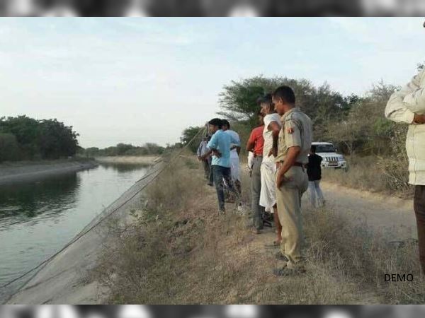 Two girls found dead in Narmada canal Jalore Two girls found dead in Narmada canal Jalore
