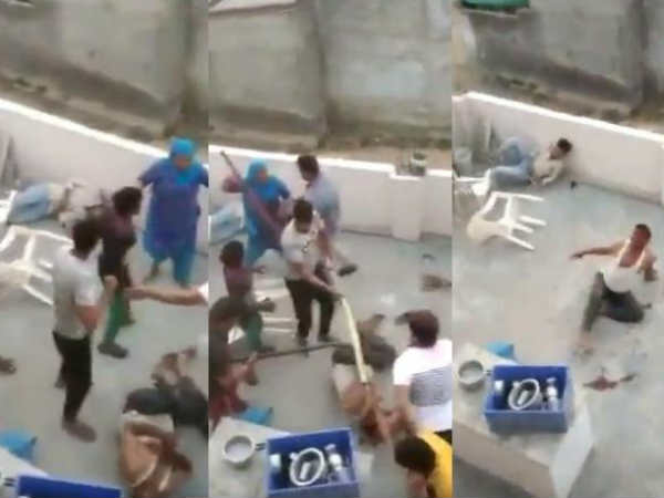 होली पर पाकिस्तान जाओ की धमकी देकर मुस्लिम परिवार पर हमले का दहला देने वाला VIDEO होली पर पाकिस्तान जाओ की धमकी देकर मुस्लिम परिवार पर हमले का दहला देने वाला VIDEO