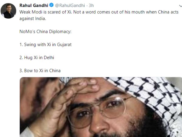 चीन के प्रस्ताव को लेकर राहुल ने मोदी को घेरा