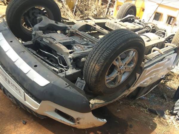 one police man died four injured road accident in sonbhadra one police man died four injured road accident in sonbhadra