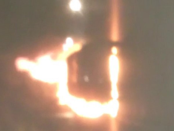 election duty officer car catches fire in agra election duty officer car catches fire in agra