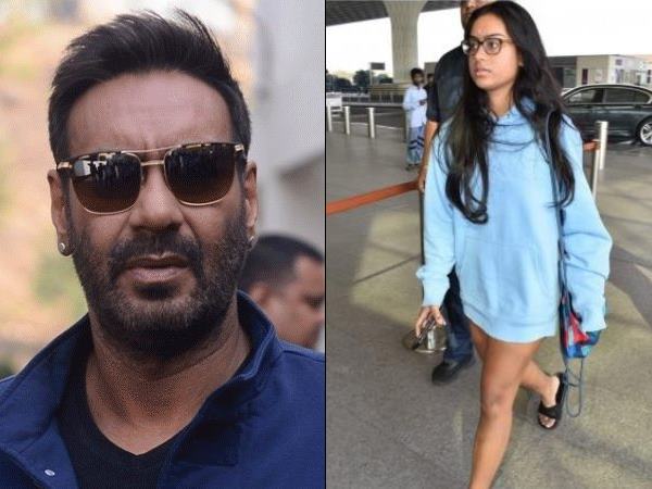 न्यासा ने अंदर शॉर्ट्स पहने थे