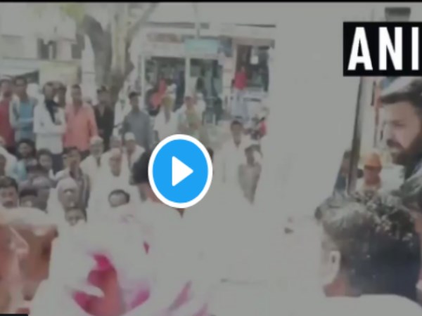 Two groups of BJP workers clash during election rally in Masuda Ajmer Two groups of BJP workers clash during election rally in Masuda Ajmer