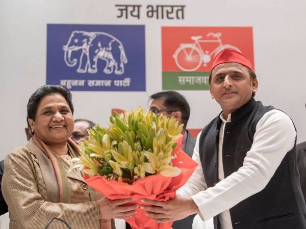 यूपी में सपा-बसपा-रालोद का महागठबंधन