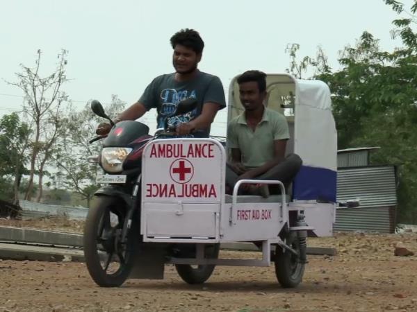 Bike Ambulance Made By engineering Student of Jhabua MP Bike Ambulance Made By engineering Student of Jhabua MP
