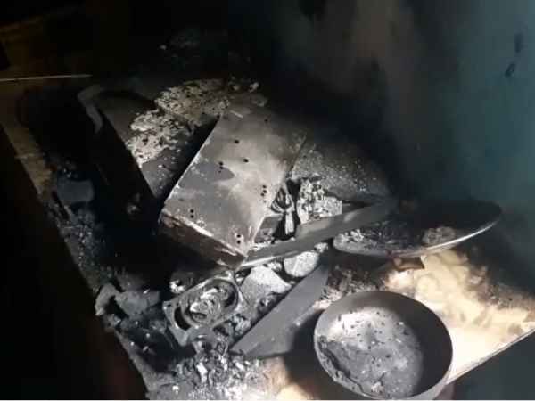 Three children died due to explosion in TV Three children died due to explosion in TV