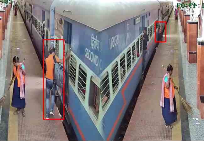 cctv shows how cop saves man from being crushed under the train cctv shows how cop saves man from being crushed under the train