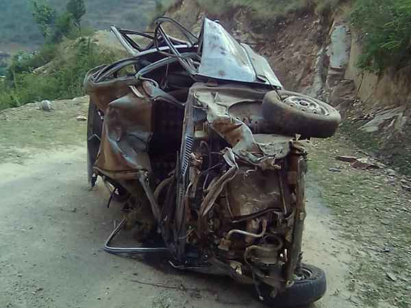 Three people died in road accident in Pauri Three people died in road accident in Pauri