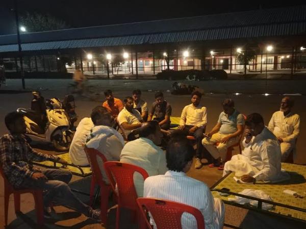 RLD wokers guard evm strongroom in muzaffarngar RLD wokers guard evm strongroom in muzaffarngar