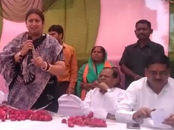 स्मृति ने अमेठी को पांच वर्षों तक लूटा