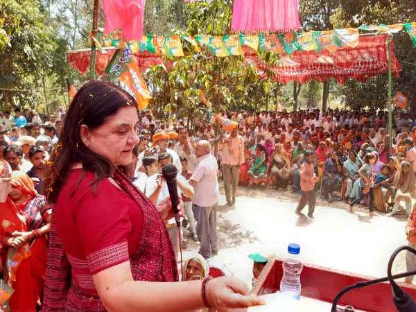 menka gandhi statement on sultanpur during election campaign menka gandhi statement on sultanpur during election campaign