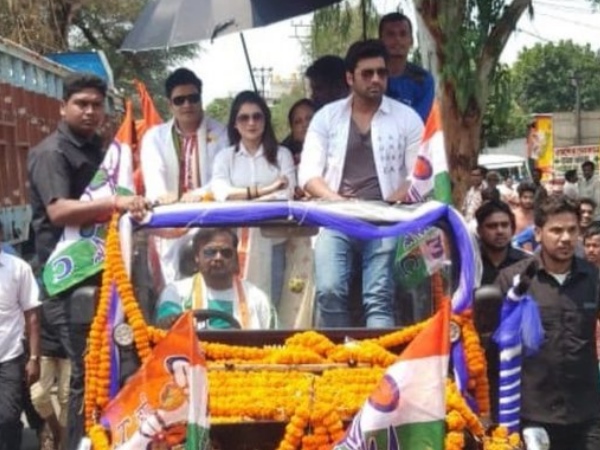 Bangladesh actor Ferdous Ahmed campaigns for TMC, bjp has moved Election Commission Bangladesh actor Ferdous Ahmed campaigns for TMC, bjp has moved Election Commission