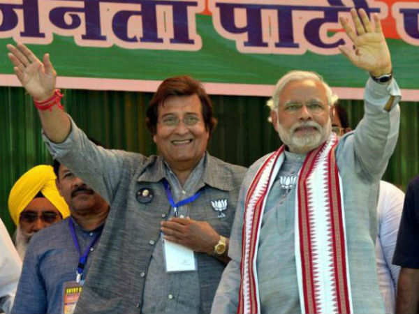 गुरदासपुर से विनोद खन्ना को मिली राजनीतिक पहचान