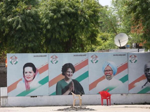 Congress Office Wears Deserted Look after election result Congress Office Wears Deserted Look after election result